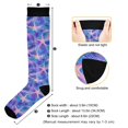 thumbnail image 3 of FORMRS Womens Knee High Socks Casual Long Thick Travel Daily Wear, 1 Pair, Pink Starfish Pattern, 3 of 6