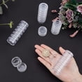 thumbnail image 3 of Clear 10 Sets 5ML Clear Column 31.5mm Plastic Refillable Cream Jar with Aluminium Screw Lid Inner Cover Empty Portable Cosmetic Containers for Storing Lotions Powders and Ointments, 3 of 5