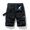 Black, variant on Mens Cargo Shorts Relaxed Fit Multi Pocket Military Tactical Combat Shorts Classic Lettering Patch Details Heavy Duty Casual Work Shorts No Belt Khaki L