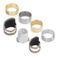 thumbnail image 3 of 7Pcs Sewing Thimble  Brass Finger Protection Finger Shield  Sleeve Knitting  Fingertip Protector Knitting Supplies, 3 of 8