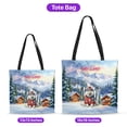 thumbnail image 5 of Hello Welcome Winter The Ski Samoyed Snowy Day All Over Print 3D Canvas Tote Bag Siberian Sammy Dog Lover Reusable Handbag - 13013, 5 of 5