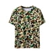 thumbnail image 3 of Tops para hombre, blusas y camisas de cuello redondo y manga corta para hombre, blusas y camisas casuales deportivas con estampado de camuflaje divertido para hombre y mujer, blusas vintage de manga c, 3 of 8