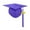 Purple, variant on ZenCart Graduation Cap with 2025 Tassel Class of 2025 Unisex Adult Matte Graduation Cap for High School Bachelor
