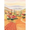 thumbnail image 2 of Renee 24x32 Gold Ornate Wood Framed with Double Matting Museum Art Print Titled - Tuscan Village II, 2 of 4