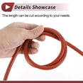 thumbnail image 6 of Unique Bargains 4Ft 3/16" 4mm ID 3.5mm Thickness Silicone Vacuum Hose for Air and Water Red, 6 of 6
