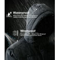 thumbnail image 7 of Lavenicole Men's Waterproof Ski Jacket Fleece Lined Warm Winter Snow Coat Mountain Windbreaker Hooded Raincoat, 7 of 7