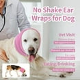 thumbnail image 4 of Dog Head Cover Quiet Dog Headband No Shake Ear Wrap Anxiety Relief & Calming Dogs, Hood for Dogs, Pet Ear Protector Dog Calming Hoodie Ear Cover Muffs for Dogs Noise Protection Grooming Bathing, 4 of 7