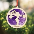 thumbnail image 3 of Personalized Cheerleader Christmas Ornament 2025, Cheerleading Stuff Ornament, Cheer Captain Ornament, Cheer Girl Dancer Cheerleading with Real Red Pompom Ornament for Xmas Tree (Cheer 2) - 3718, 3 of 7