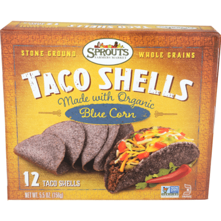 Sprouts Stone Ground Blue Corn Taco Shells, 5.5