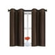 thumbnail image 2 of Cortinas opacas para cocina SAMIMPORT-2011, color marrón, 76 x 91 cm (2 paneles), 2 of 3