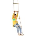 thumbnail image 1 of PLAYBERG 5 Step Climbing Wooden Rope Ladder, 1 of 8