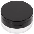 thumbnail image 3 of MIANGASTORE Empty Makeup Case Container with Loose Puff Compact Case Jars Refillable Bottle with Mirror Holder ( Black ), 3 of 9