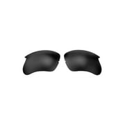 Walleva Black Polarized Replacement Lenses for Bolle Parole Sunglasses