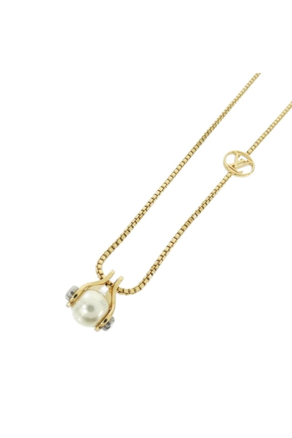 Pre-Owned Louis Vuitton Necklace LV Speedy Pearl M68064