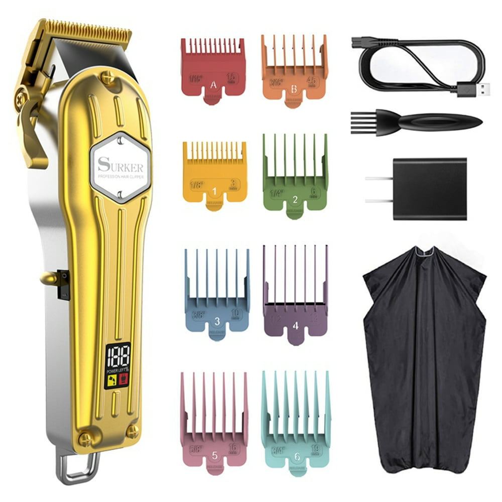 Surker Men's Professional Hair Clippers Cordless Barber Hair Cut