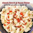 thumbnail image 4 of Betty Crocker Suddenly Pasta Salad Mix, Ranch & Bacon Flavor, 3.7oz Shell Pasta Dish Vegetable Blend Seasoning Easy Prepare Meal Snack Main Side Dish Instant Lunch Thanksgiving Dinner Gift Pack of 2, 4 of 7