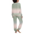 thumbnail image 2 of Honeydew Intimates Women's Brushed Jersey Pajamas Lounge Set, Birch Dip-Dye, 2 of 2