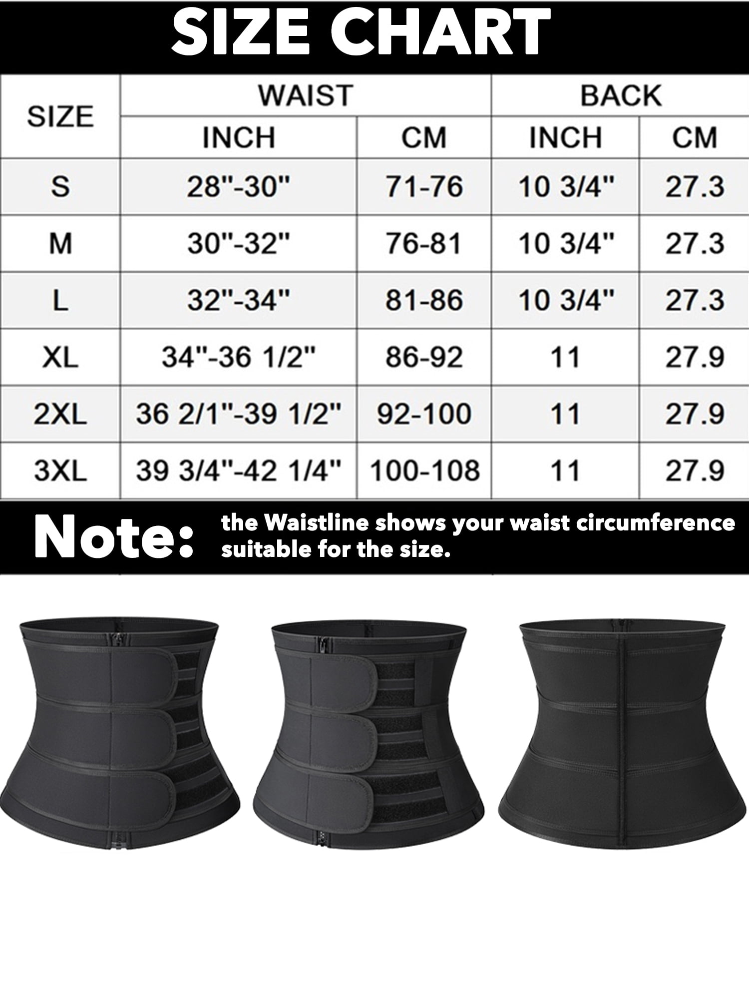 Mens Waist Trainer Trimmer for Weight Loss Tummy Control Compression Shapewear Sweat Belt Sauna Body Shaper