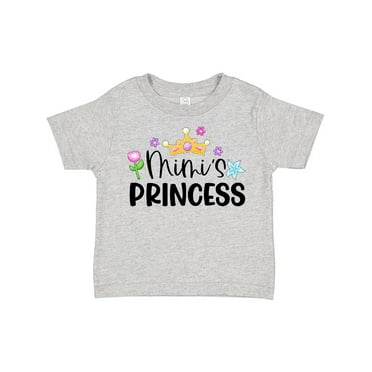 Inktastic Mimi's Princess Crown and Flowers Girls Toddler T-Shirt