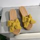 thumbnail image 4 of Mujeres Bowknot Beach Summer Pantuflas Plataforma Slope Heels Plus Size Shoes Wmkox8yii  hj789, 4 of 7