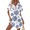 Navy Mandala, variant on EKOUAER Swimsuit Cover Ups for Women Lace Crochet V-Neck Bikini Beach Coverups Dress for Swimwear Bathing Suit