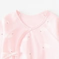thumbnail image 4 of CAUYDY Newborn Toddler Pajamas Sleepers for Baby Girl Boy Long Sleeve Romper Preemie Infant Clothes Spring Summer Fall Winter Loungewear Sizes 0-1 Months,Dark Purple, 4 of 4