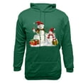 thumbnail image 4 of PNTUTB Men's Casual Solid Color Styling Christmas Graphic Print Long Sleeve Hoodie Drawstring Pullover Sweatshirt with Pocket, 4 of 6
