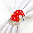 thumbnail image 4 of Reheyre Adorable Santa Claus Napkin Ring Set - Beautiful Cute Alloy Napkin Clip (6Pcs) for Home, 4 of 8