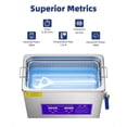 thumbnail image 2 of 6.5L Ultrasonic Cleaner, 40kHz Ultrasonic Cleaning Machine with Heater and Timer, Professional-Grade Ultrasonic Cleaner with LED Display for Cleaning Industrial Parts, 2 of 5