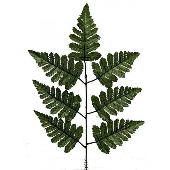 Set of 6 Leatherleft Fern Faux Plants And Trees
