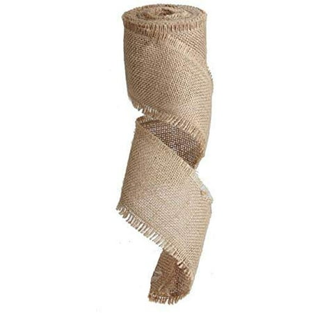 Frayed Edge Burlap Jute Ribbon 3 1 4 X 10 Yards Rustic Wedding