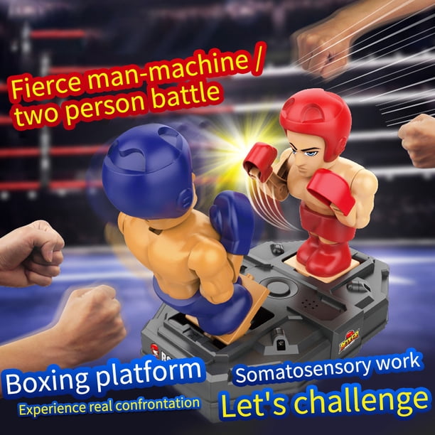 Rompecabezas Doble Fiudx Lucha De Boxeo Juguetes De Juego De Mesa Rojos Y Azules