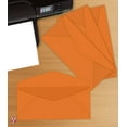 thumbnail image 4 of Muted Orange Bright Color #10 Envelopes - Great for Mailing Letters, Business Memos, Invitations, Invoices, Bills | 4 1/8" x 9 1/2" | 50 Envelopes, 4 of 5