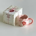 thumbnail image 6 of Coffee Ceramic Mug, Cute Cherry 12 Oz Porcelain Cups with Creative Rope Handle for Home Office, Honey Jar Shaped Gift Box with Spoon, Dishwasher Safe (Pink Cup), 6 of 7