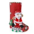 thumbnail image 2 of 2pcs Large Christmas Stocking Christmas Gift Bag Christmas Tree Candy Bag Hanging Decoration C, 2 of 5