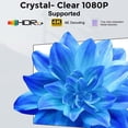 thumbnail image 4 of Mini Proyector P700, 5G, WiFi, Android 10, Full HD, 1080P, 4K, vídeo portátil, Proyector de películas, 2G + 16G, LED Home Theate, 4 of 4