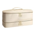 thumbnail image 1 of Bolsa de viaje de doble capa, estuche para herramientas de salón, organizador de maquillaje, bolsa de viaje para peluqueros, bolsa para peluqueros y, 1 of 10