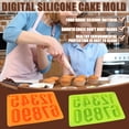 thumbnail image 3 of Vikakiooze Perfect Number Shape Cake Molder Silicone Digital Cake Mold Cake Numbers Shape, 3 of 5