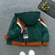 thumbnail image 3 of Abrigo de primavera para niños, chaqueta con capucha para niños, top Chunqiu Yang, chaqueta de tormenta para niños CuHK, 2024, 3 of 4