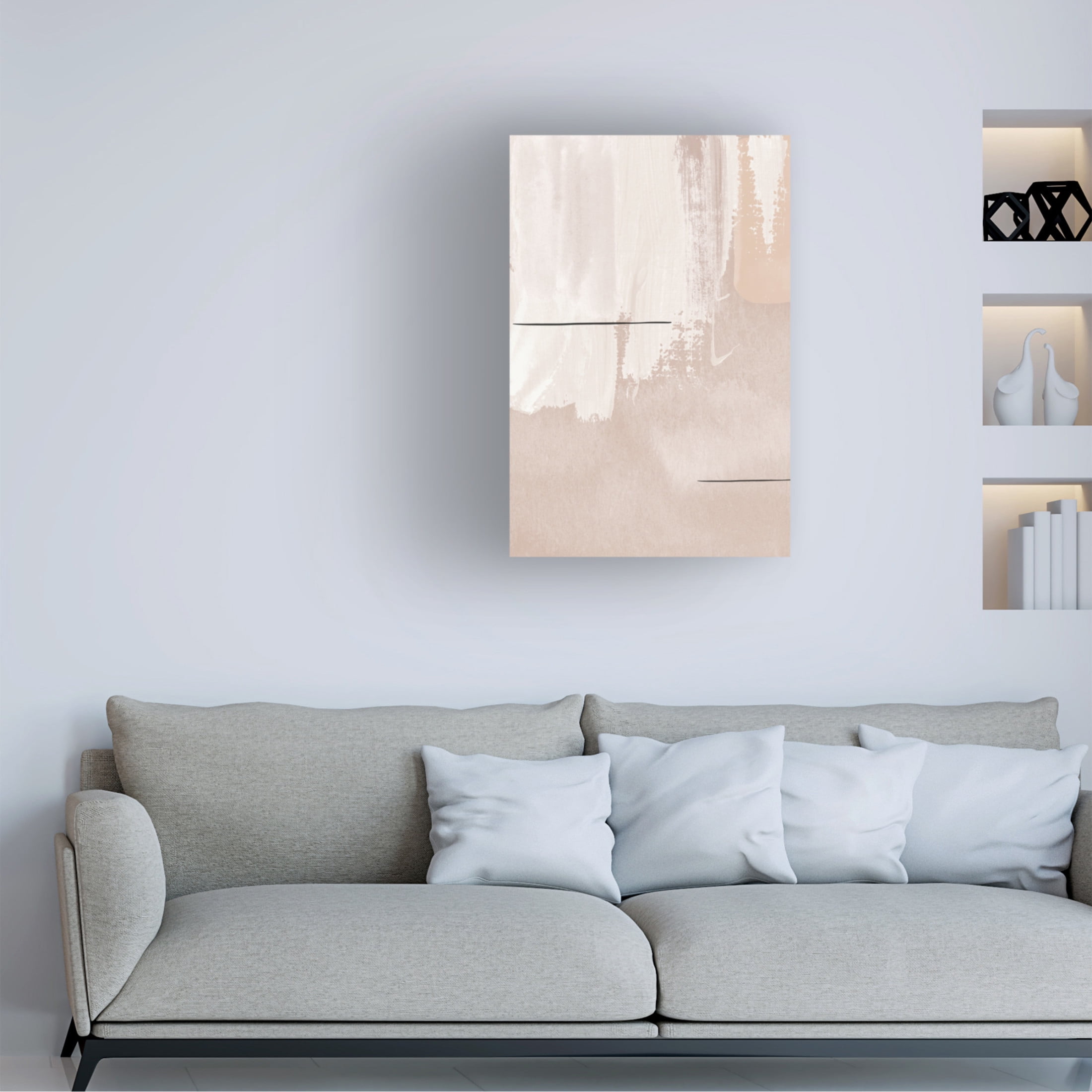 Trademark Fine Art Sally Ann Moss Creamy 2 Canvas Wall Art