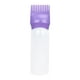 thumbnail image 3 of Botella aplicadora con peine de raíces de 120 ml, botella dispensadora para teñir el cabello, fácil de apretar. Púrpura, 3 of 9