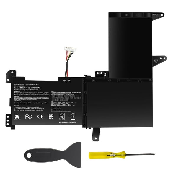 C31N1637 B31N1637 Laptop Battery Replacement for ASUS VivoBook X510 X510U X510UQ X510UA X510UAR X510UF S15 S510U S510UF S510UQ S510UN S510UR S510UA F510 F510U F510UA F510QA B31B12H B31BI9H