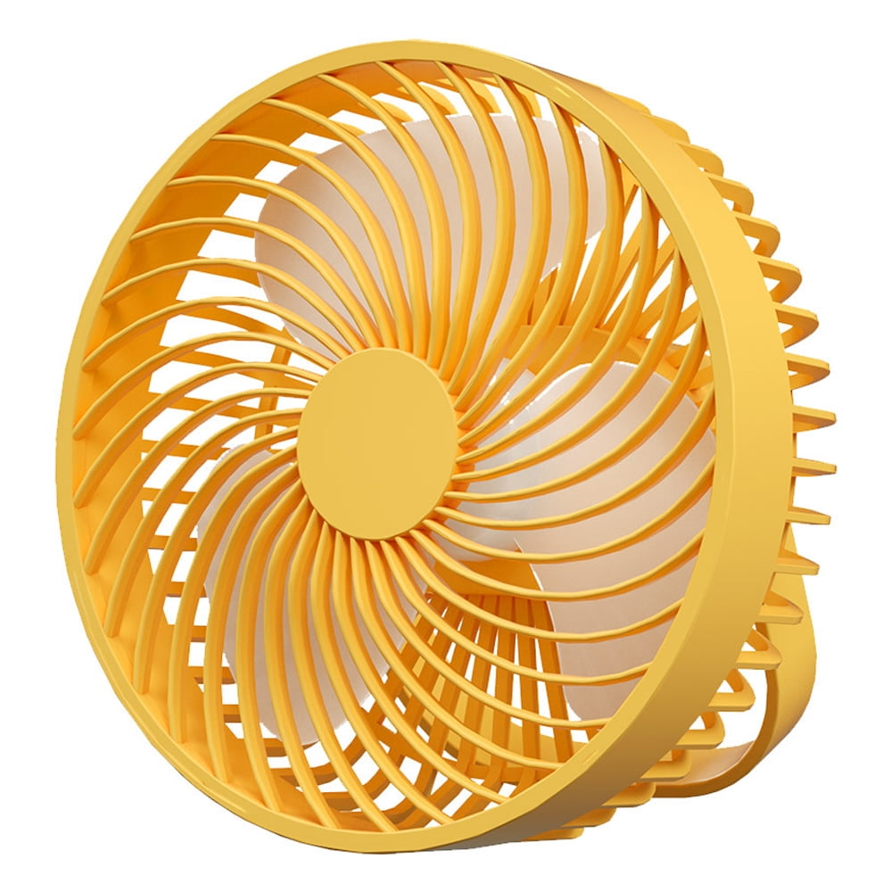 Camping Fan with Light, USB Desk Fan Rechargeable Fan, Portable Outdoor