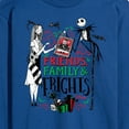 thumbnail image 3 of The Nightmare Before Christmas - Friends Family And Frights - Men's Long Sleeve T-Shirt, 3 of 5