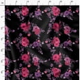 thumbnail image 3 of Soimoi Cotton Cambric Black Fabric By the Yard - 42 Inch Wide - Florals, Leaves Print Fabric - Elegant & Beautiful Patterns for Fashion and Home Decor Printed Fabric, 3 of 6