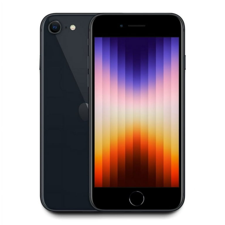 Restored Apple iPhone SE 3 128GB Midnight LTE Cellular MMX83LL/A