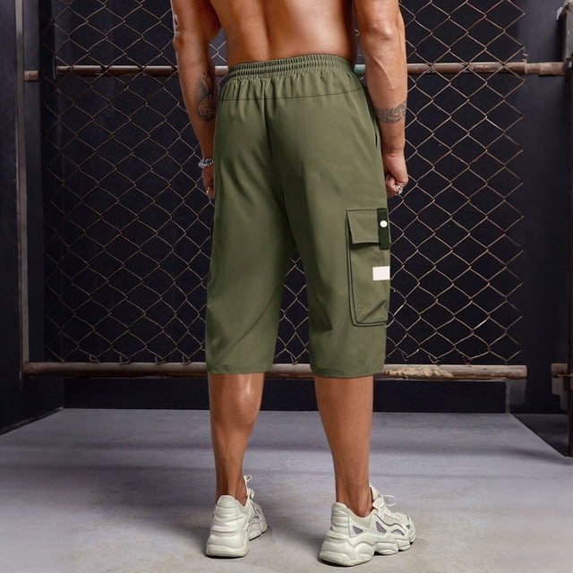 Cargo Shorts for Everyday Casual Wear - Loose Fit Utility Short Pants with Multiple Pockets for Spring Summer Outdoor Activities