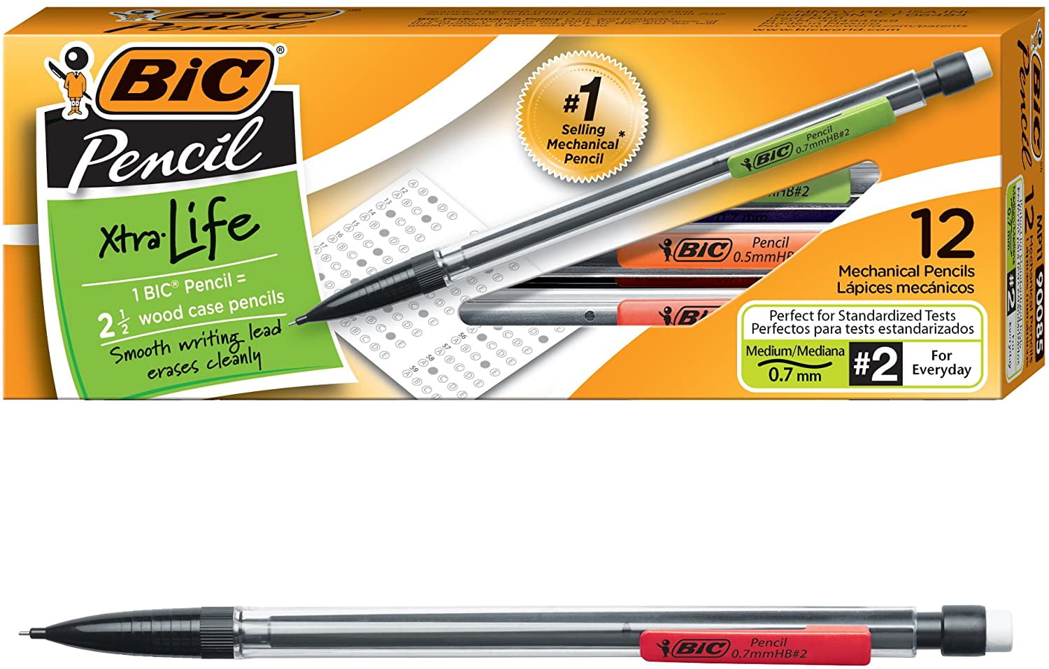 BIC Pencils Mechanical Pencils, Black, 0.7mm, Dozen Box Walmart Canada
