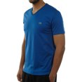 thumbnail image 5 of Lacoste Mens V-neck Pima Cotton Jersey T-shirt Electric TH6710 Z7Z, 5 of 5