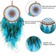 thumbnail image 4 of Atrapasueños grande con plumas de colores (azul), 4 of 4